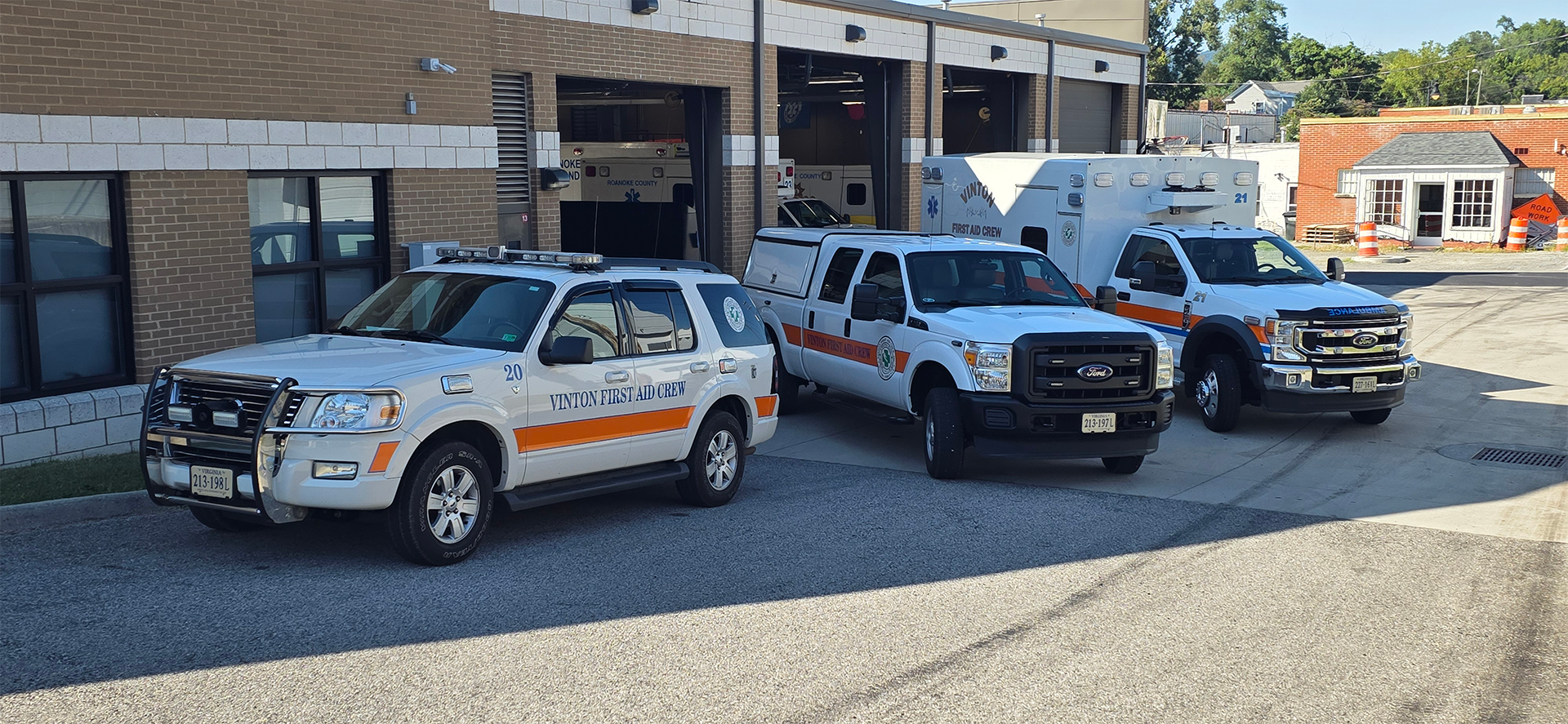 The 2025 Vinton First Aid Crew fleet